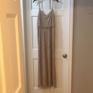 Embellished Blouson Gown